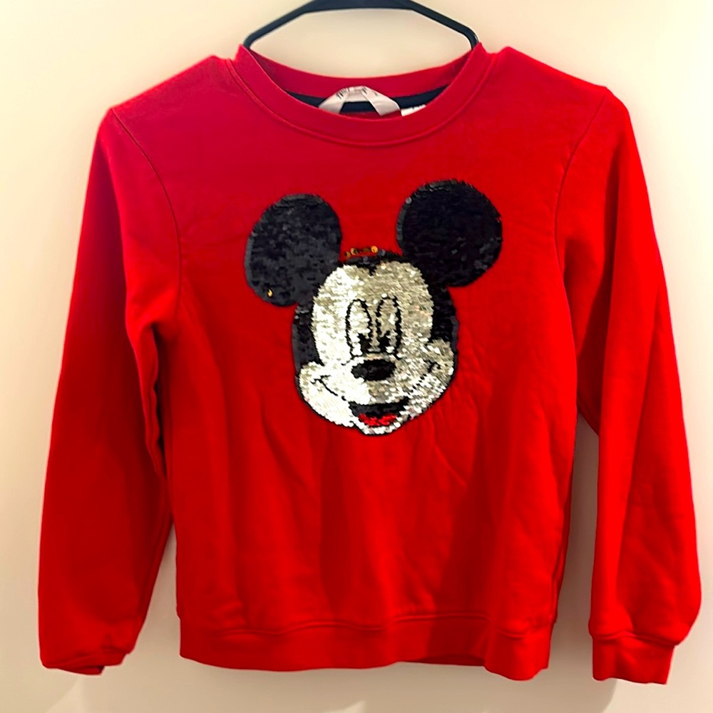 H&M Mickey Mouse sequin sweatshirt